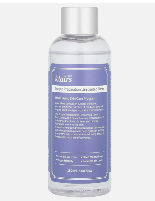 DearKlairs Supple Preparation Unscented Toner