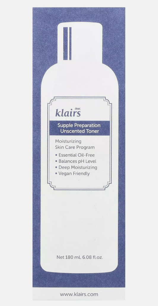 DearKlairs Supple Preparation Unscented Toner