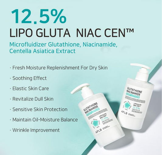 Glutathione Niacinamide Body Lotion 12.5%