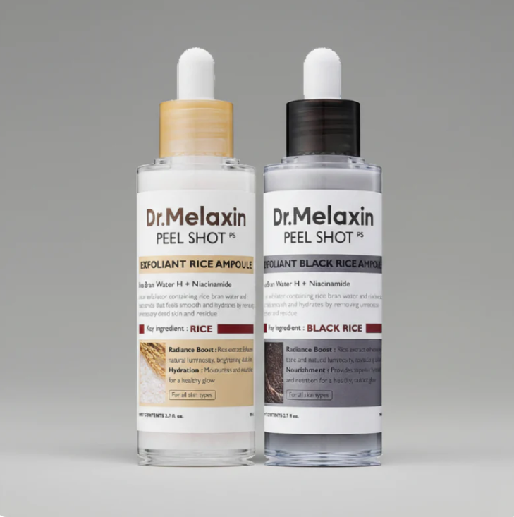 Dr.Melaxin Peel Shot Glow Rice Ampoule Duo