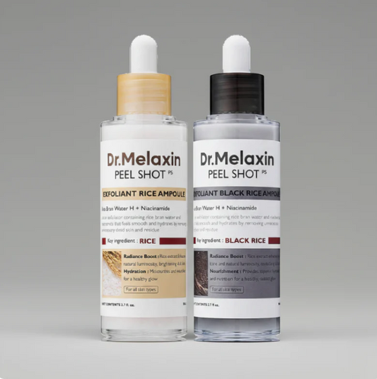 Dr.Melaxin Peel Shot Glow Rice Ampoule Duo