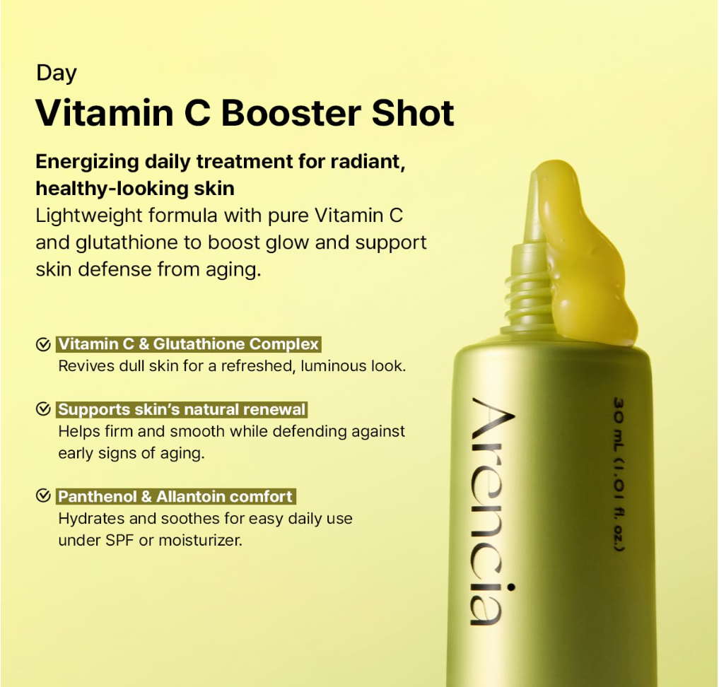 Arencia 24-Hour Glow & Renewal Duo – Vitamin C & Retinal Booster Shots