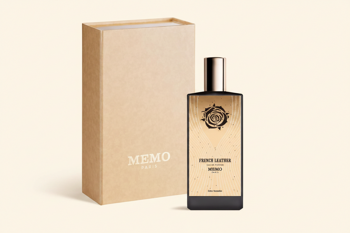 Memo Paris French Leather Eau de Parfum 2.5 oz 75ml Bottle and Box - SND Essence