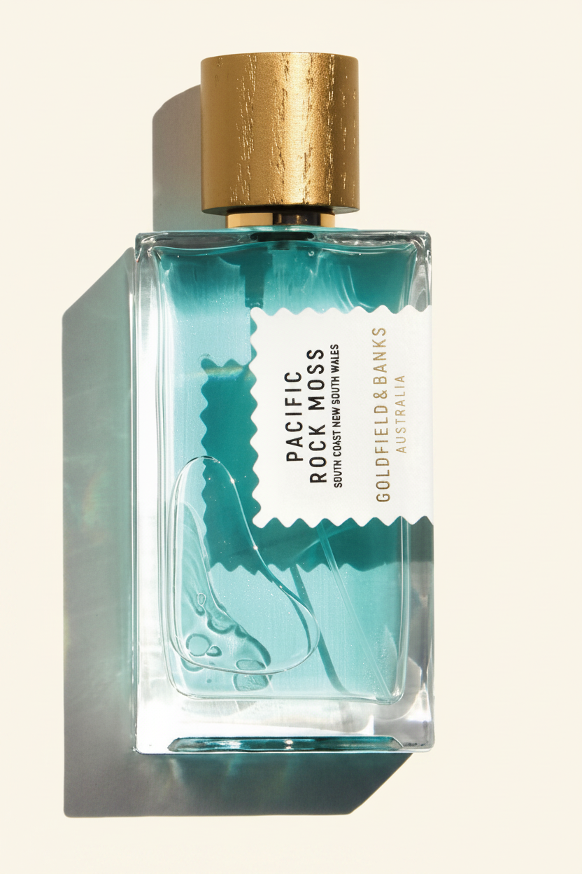 Goldfield & Banks Pacific Rock Moss Perfume Concentrate 3.4 oz 100ml Bottle and Box - SND Essence