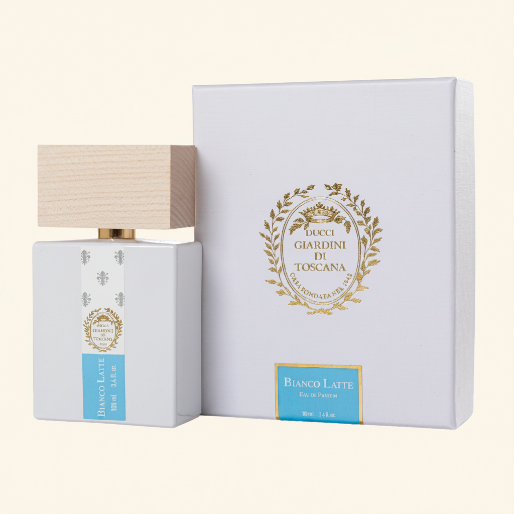 Giardini Di Toscana Bianco Latte Eau de Parfum 3.4 oz 100ml Bottle and Box - SND Essence