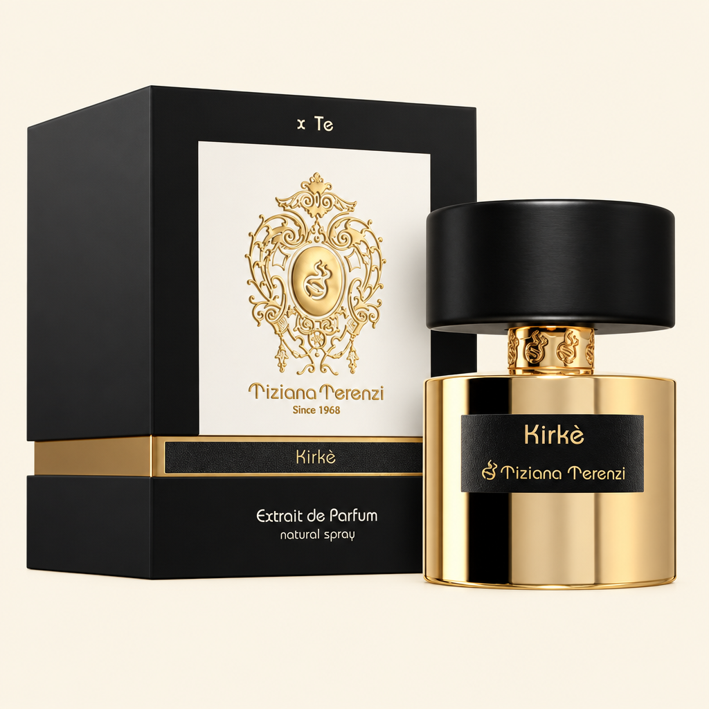 Tiziana Terenzi Kirkè Extrait de Parfum 3.4 oz 100ml Bottle and Gold Box - SND Essence