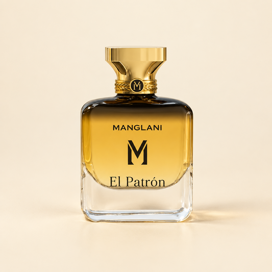 Manglani El Patrón Eau de Parfum Spray 3.4 oz (100ml) – Bold Spicy, Woody & Amber Men's Fragrance