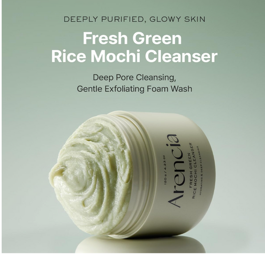 Arencia Fresh Green Rice Mochi Cleanser