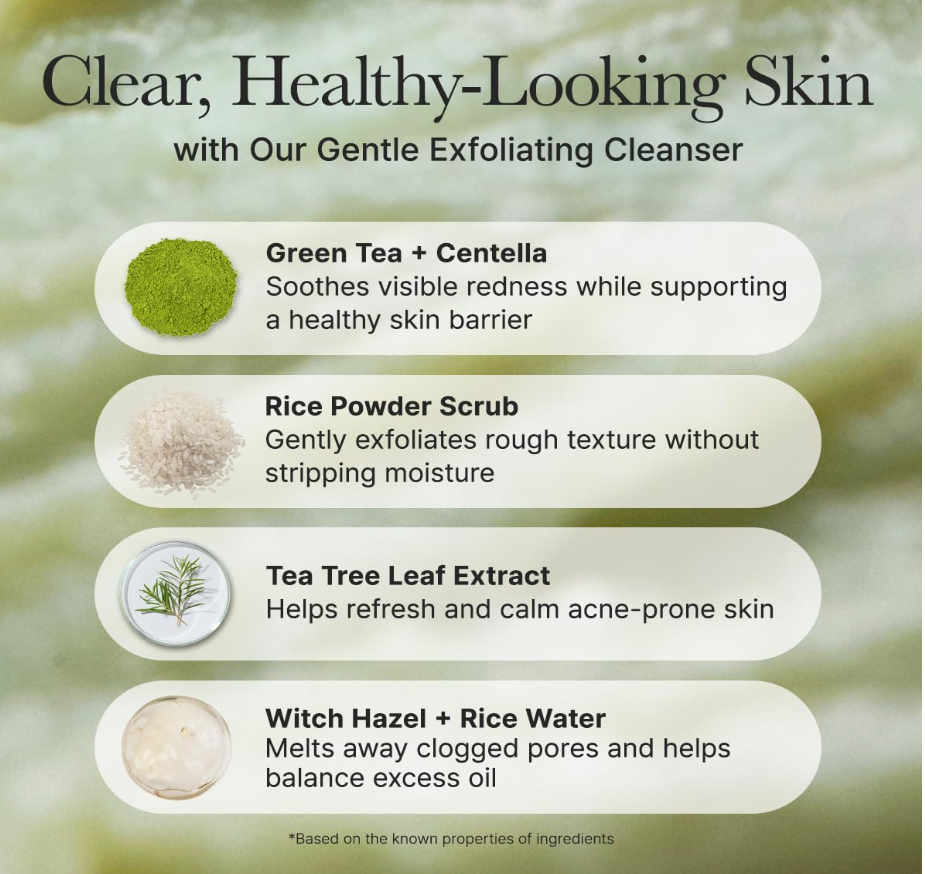 Arencia Fresh Green Rice Mochi Cleanser